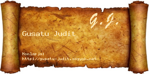 Gusatu Judit névjegykártya